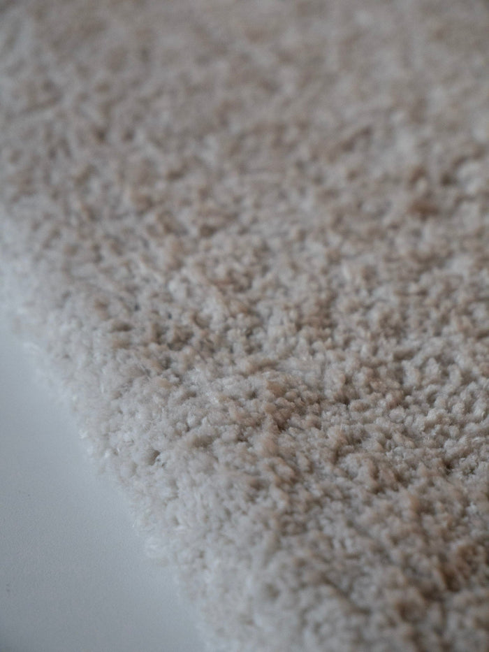 Atlas Badmat Truffle | 60 x 60 cm | Beige | Grijs | Polyester