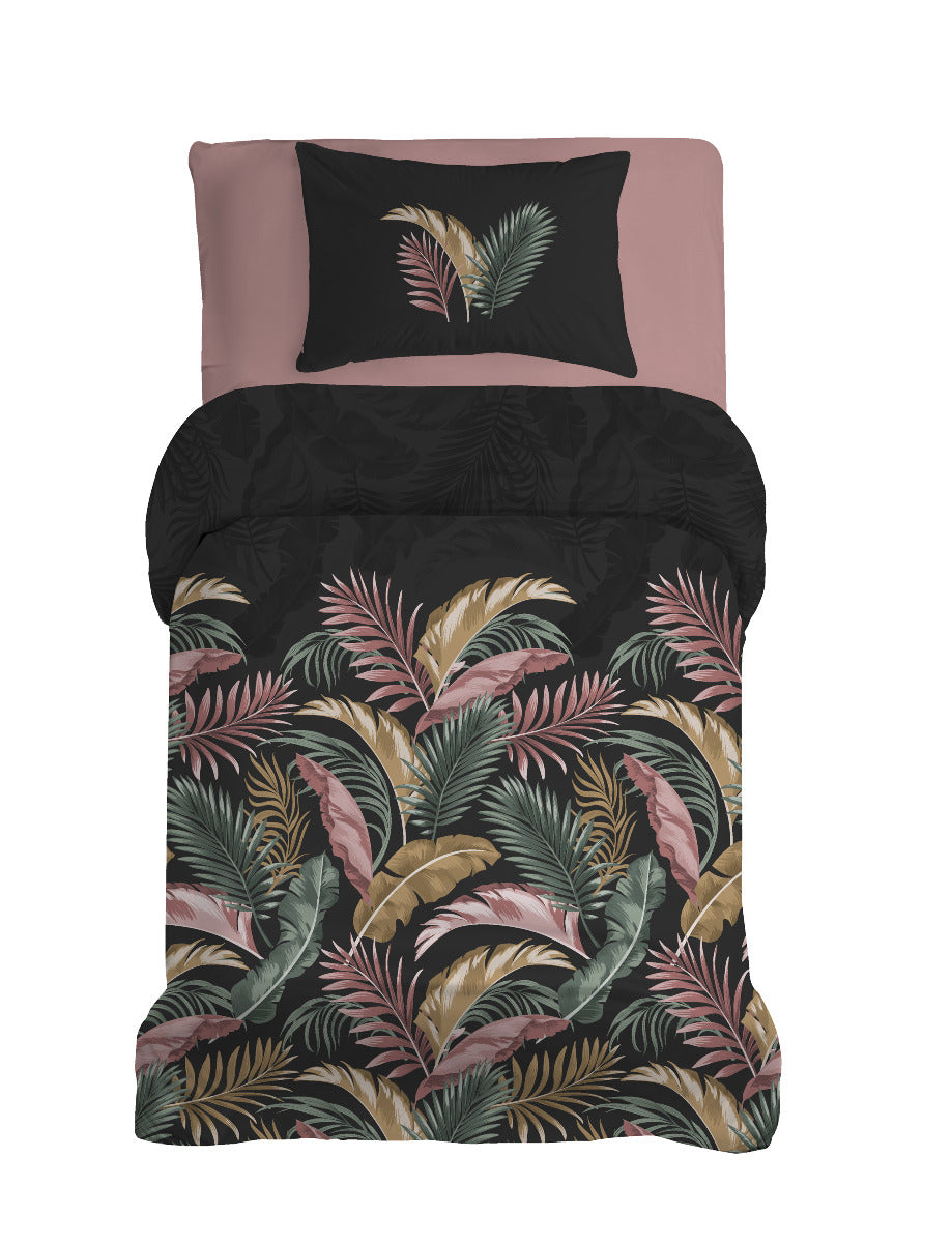 LINNICK Dekbedovertrek Katoen Renforcé Hena - anthracite