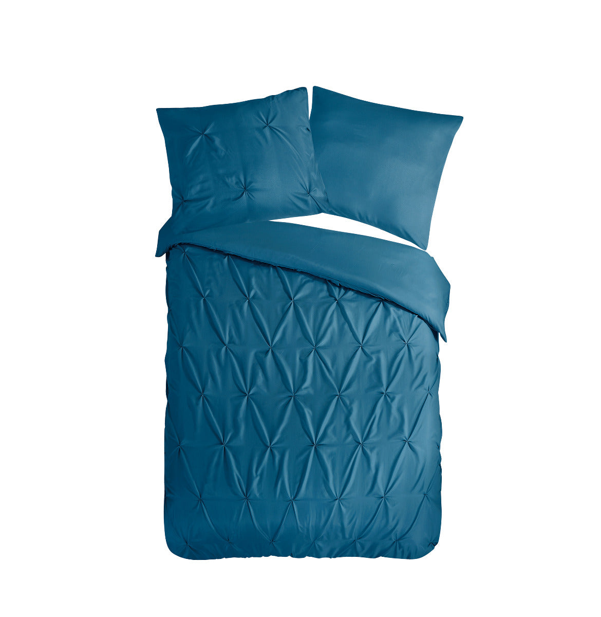 Pure Dekbedovertrek Micropercal Elegance - petrol