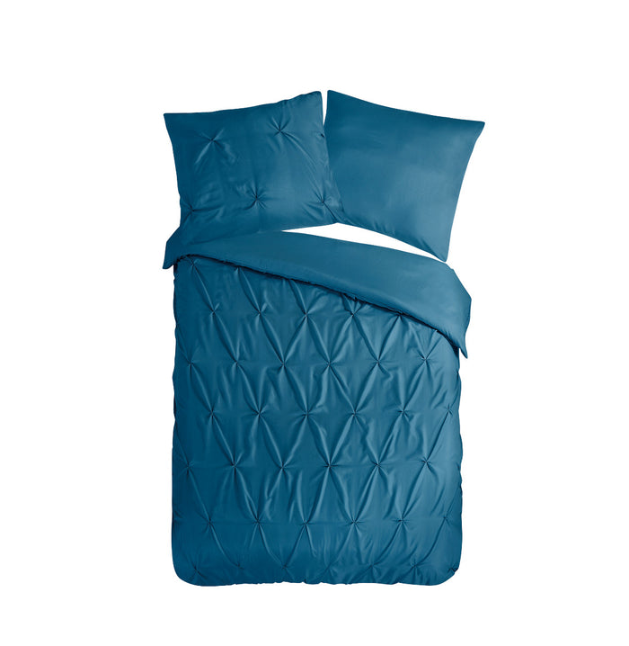 Pure Dekbedovertrek Micropercal Elegance - petrol