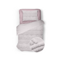 Eleganzzz Dekbedovertrek Jacquard Teddy Pluche - baby pink
