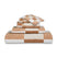 Pakketdeal: 4x Gastendoek Boston Praline | Wit | Beige | Bruin