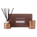 Ted Sparks - Geurkaars & Geurstokjes Diffuser - Gift set - Almond &