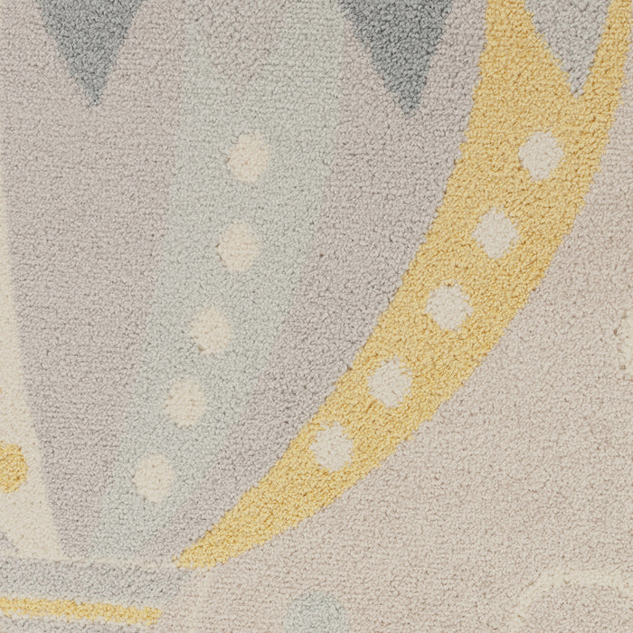 by fonQ Balloon Vloerkleed 80 x 150 cm - Lichtgrijs