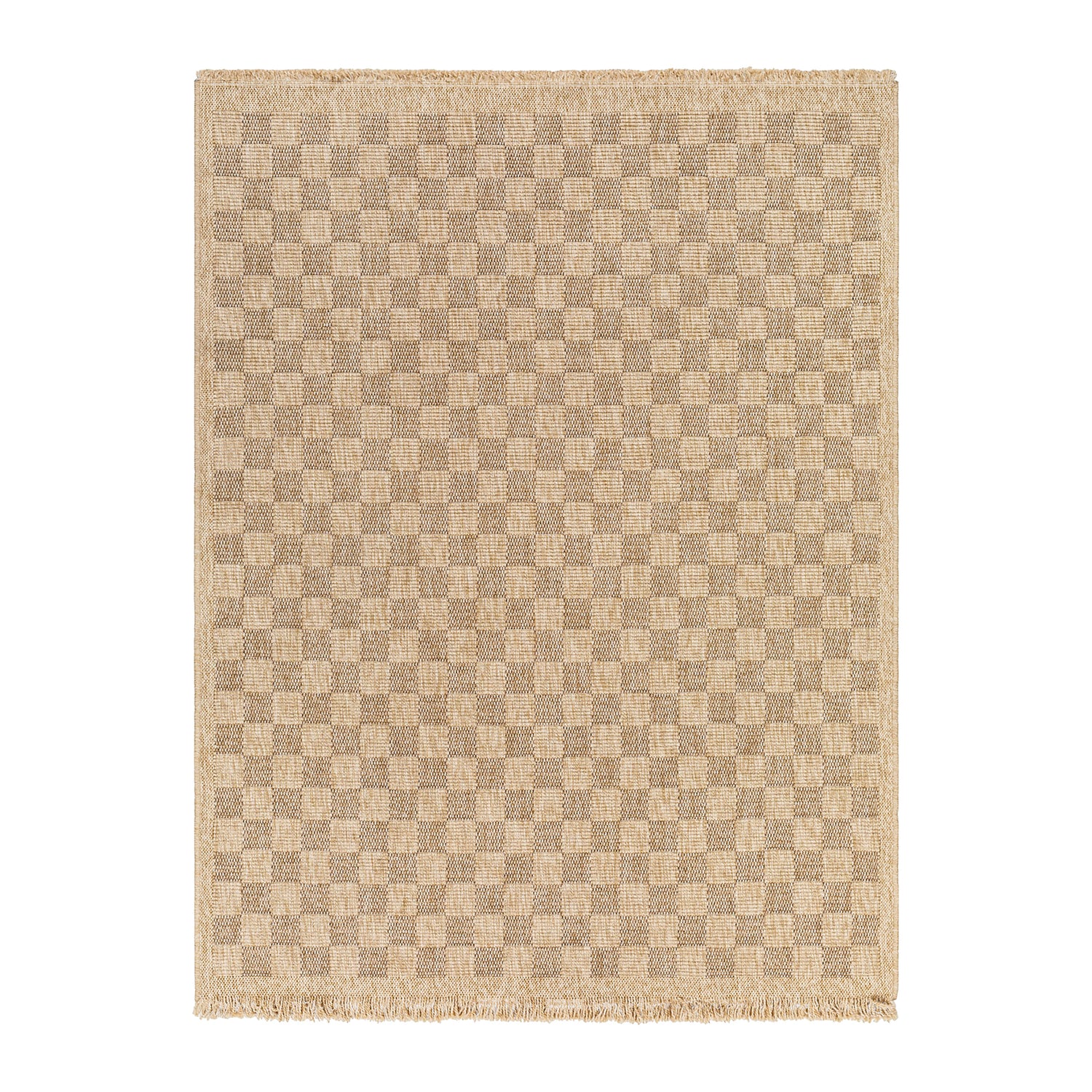 by fonQ Block Vloerkleed 160 x 213 cm - Lichtbeige