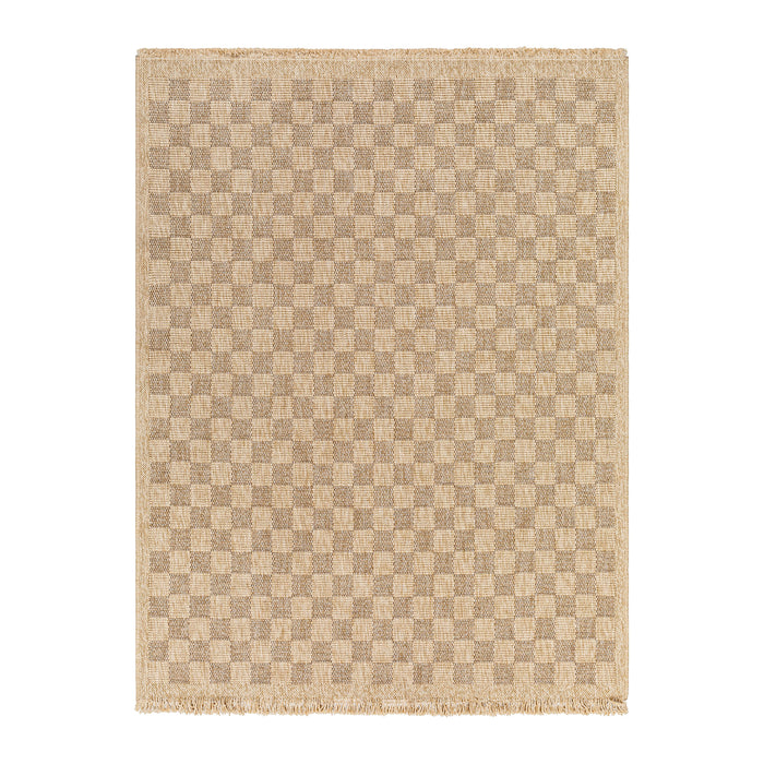 by fonQ Block Vloerkleed 200 x 275 cm - Lichtbeige