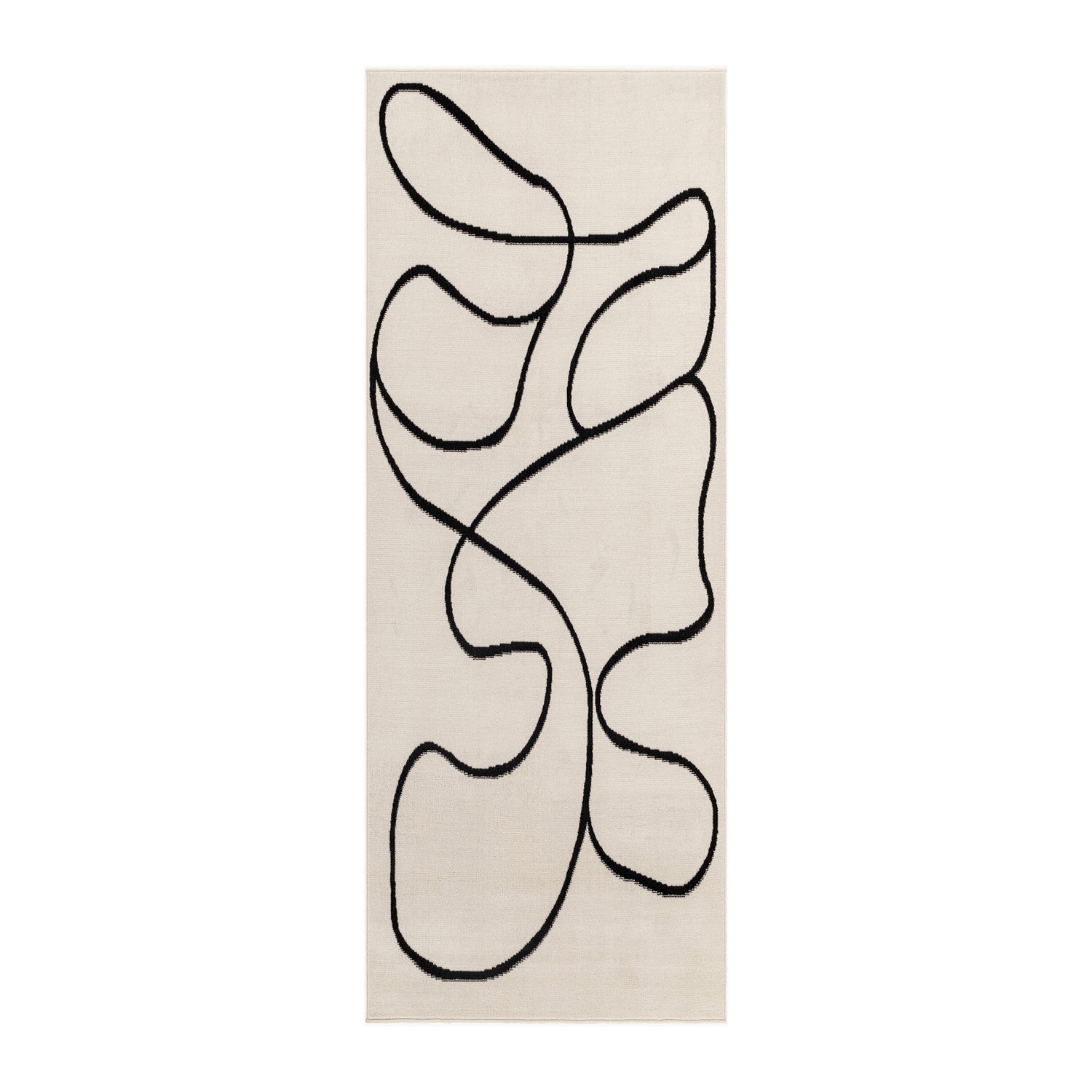 by fonQ Trace Vloerkleed Loper 80 x 150 cm - Off-White