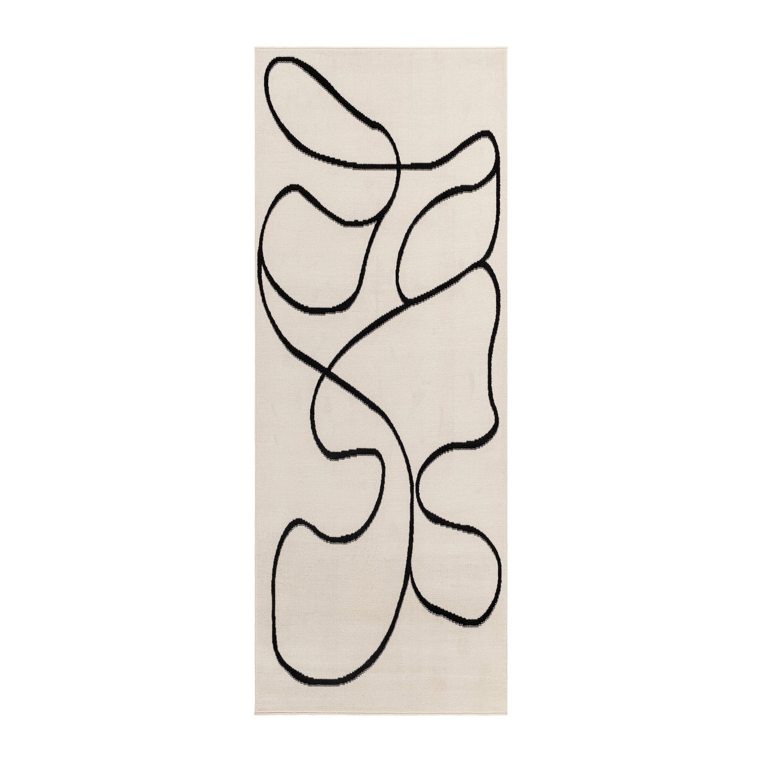 by fonQ Trace Vloerkleed Loper 80 x 220 cm - Off-White