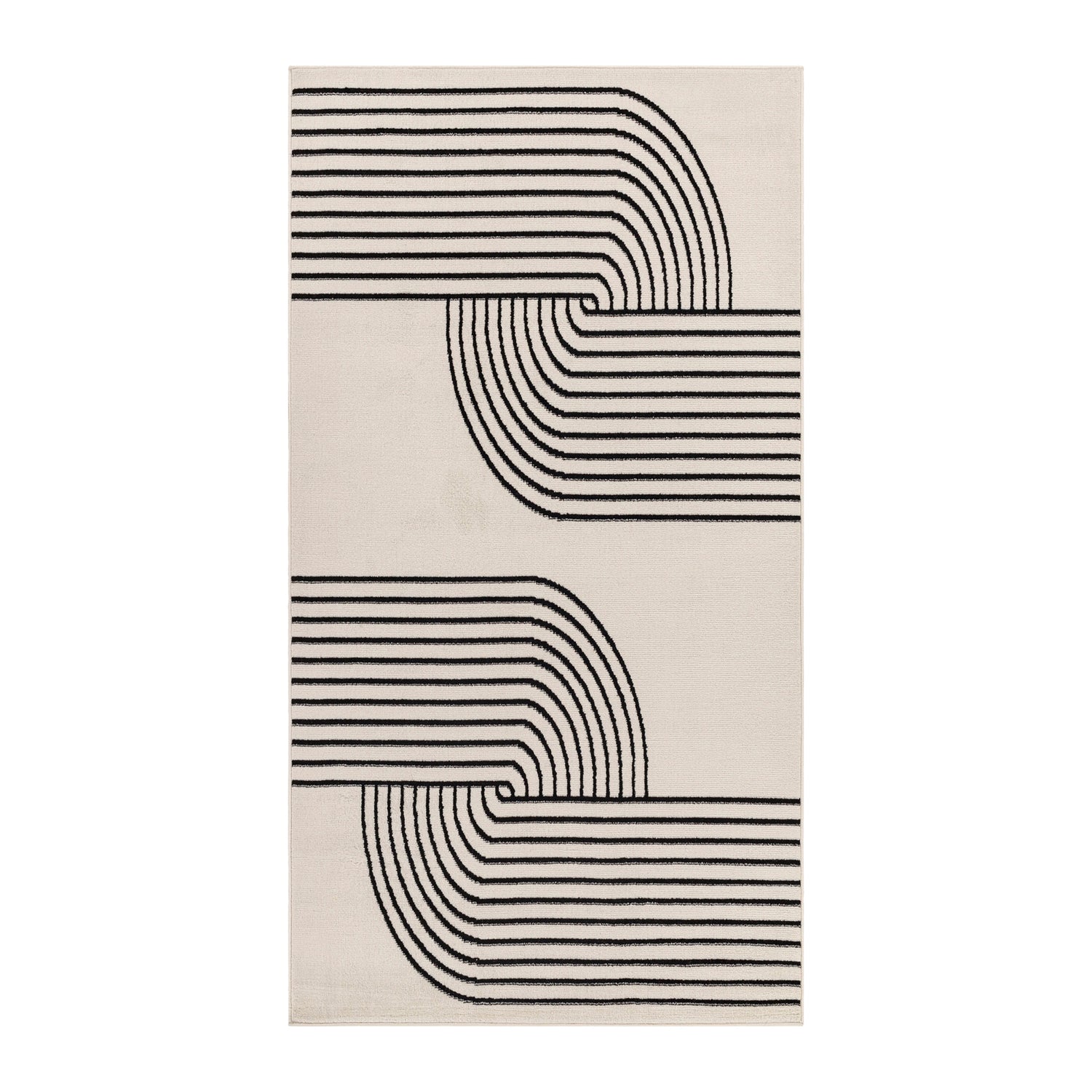 by fonQ Echo Vloerkleed Loper 80 x 220 cm - Off-White