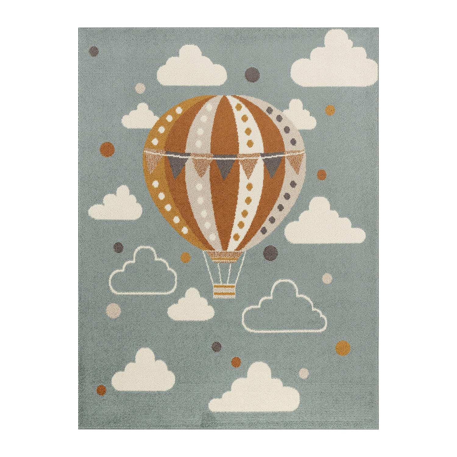 by fonQ Balloon Vloerkleed 120 x 170 cm - Blauwgrijs