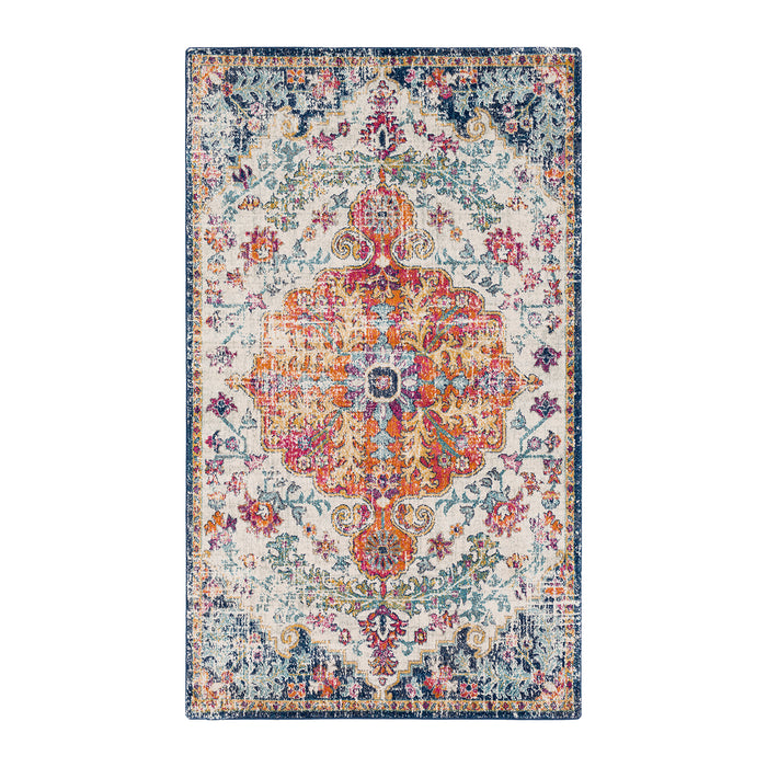 by fonQ Ravari Vloerkleed 80 x 150 cm - Turquoise