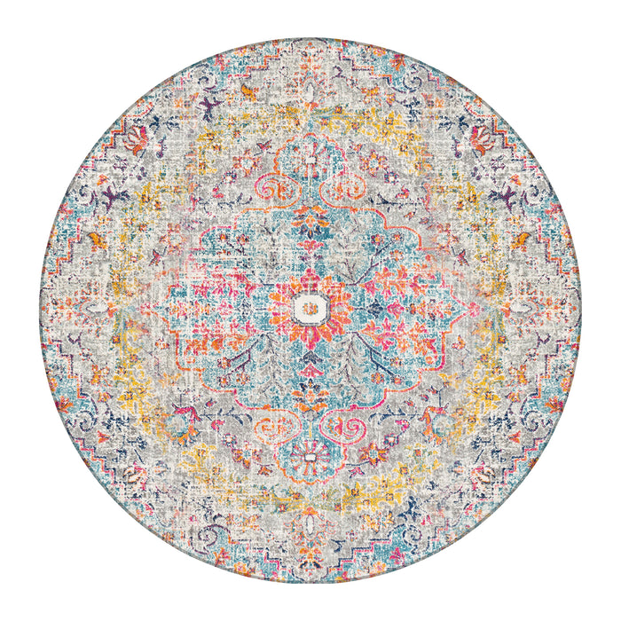 by fonQ Ravari Vloerkleed Ø 160 cm - Oranje