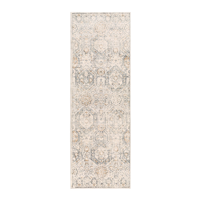 by fonQ Faded Vloerkleed Loper 80 x 220 cm - Beige