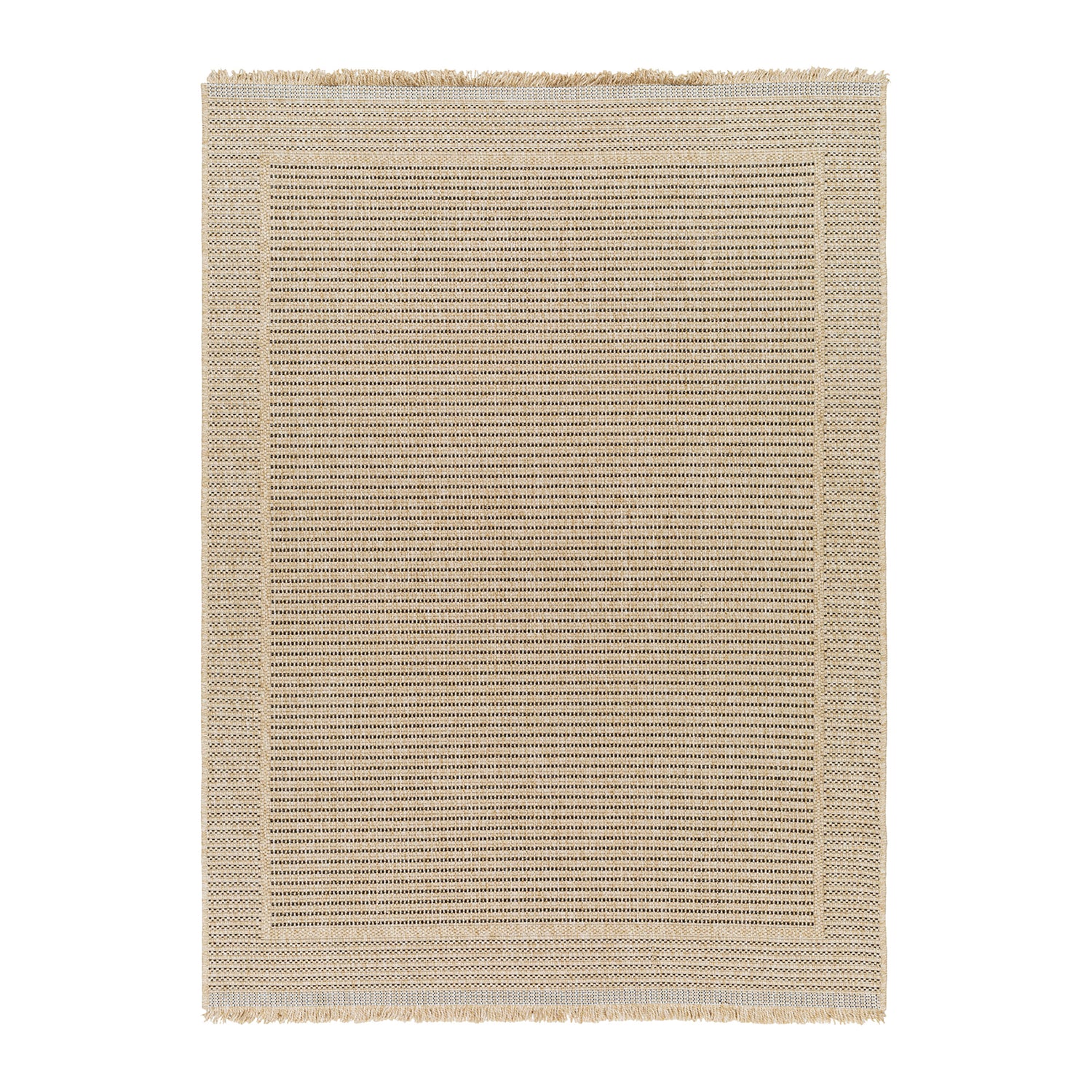 by fonQ Tundra Vloerkleed 160 x 213 cm - Donkerbeige