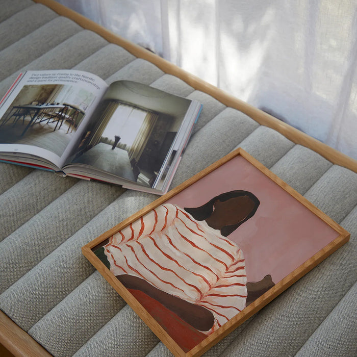 Paper Collective Red Stripes Poster - 30 x 40 cm