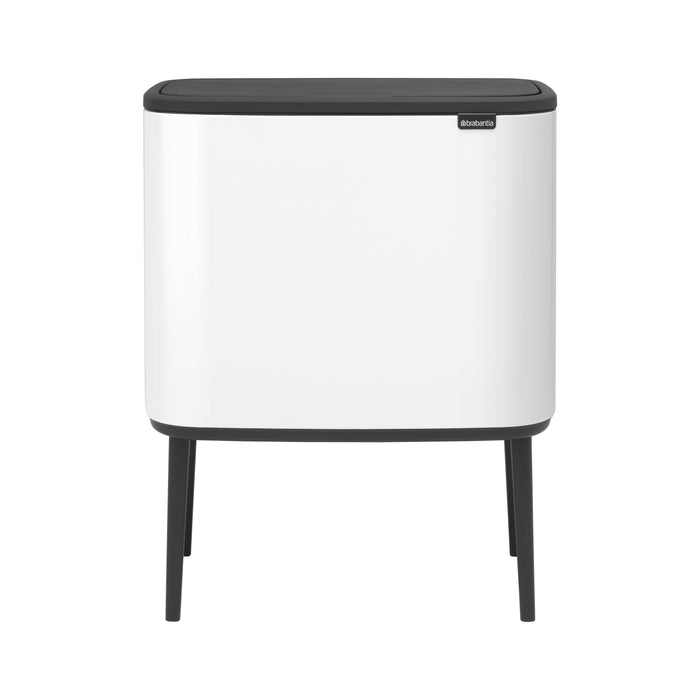 Brabantia Bo Touch Bin Afvalemmer 3 x 11 L  - Wit