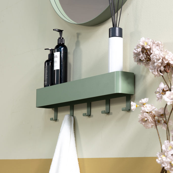 Spinder Design Dax Play 5 Wandkapstok H 12 cm - Dusty Green