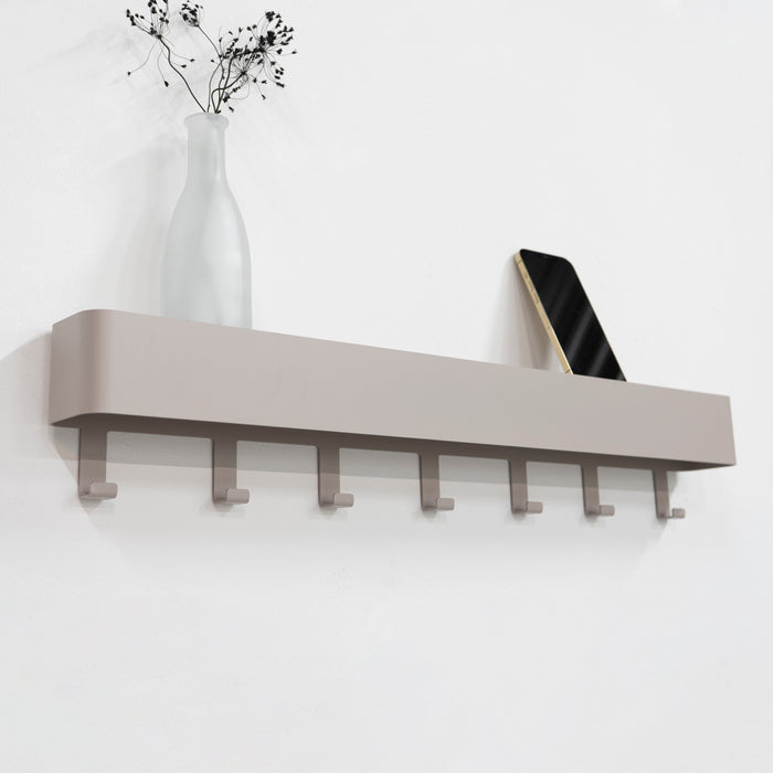 Spinder Design Dax Play 7 Wandkapstok H 12 cm - Silky Taupe