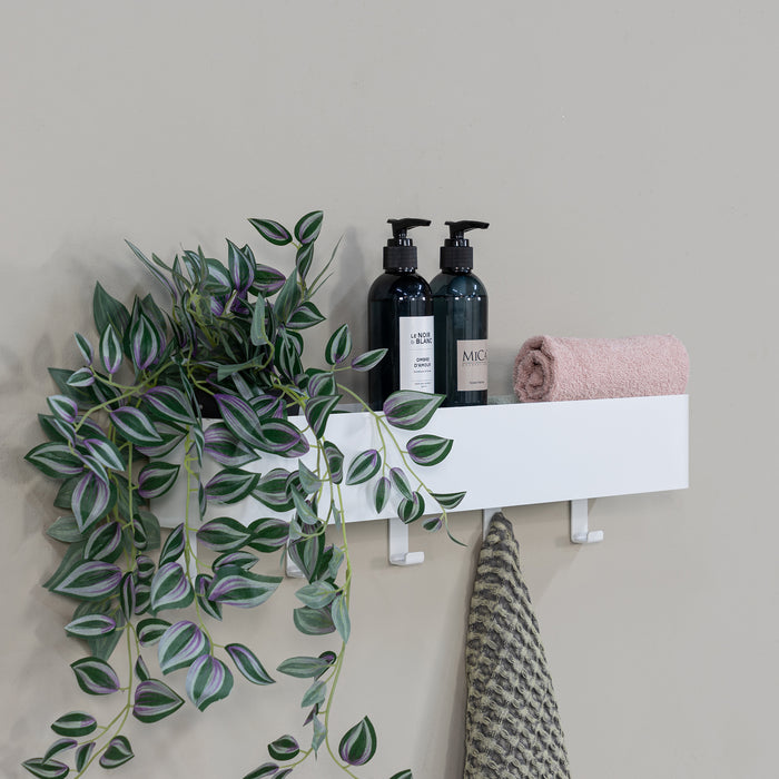 Spinder Design Multi 5 Wandkapstok H 13 cm - Wit