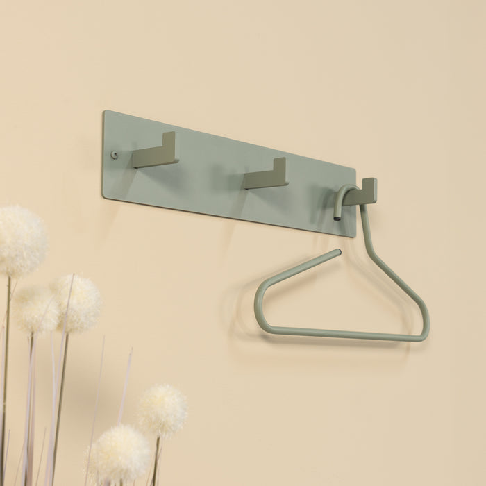 Spinder Design Leatherman 3 Wandkapstok - Dusty Green