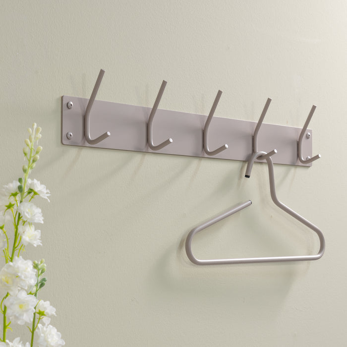 Spinder Design Fusion 5 Wandkapstok - Silky Taupe