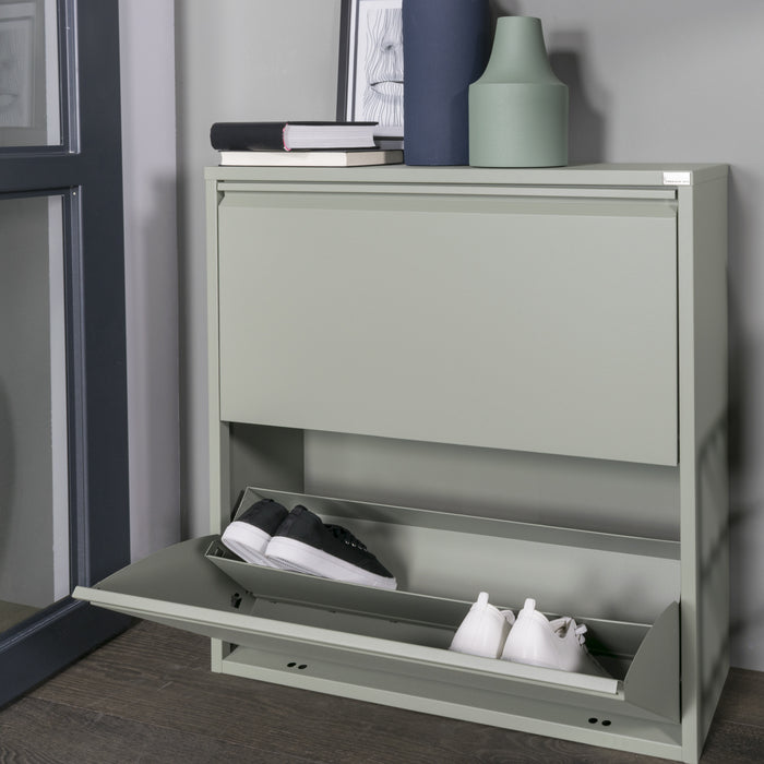 Spinder Design Billy 2 Schoenenkast - Lichtgroen