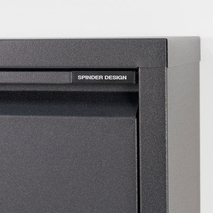 Spinder Design Billy 4 Schoenenkast - Zwart