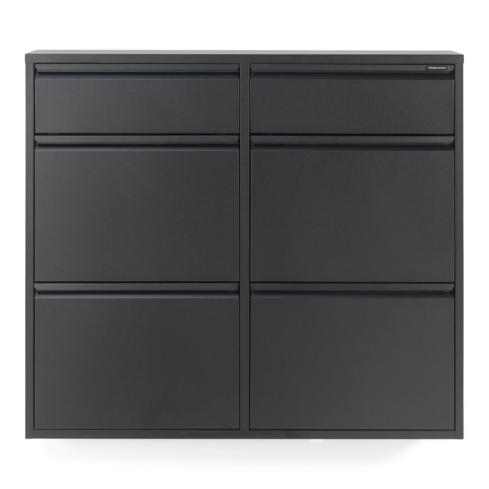 Spinder Design Billy 6 Schoenenkast - Zwart