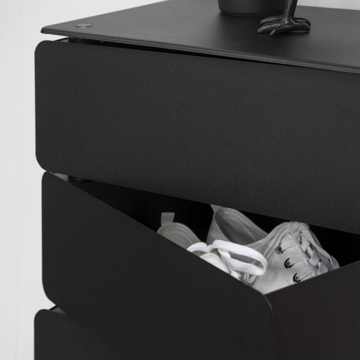 Spinder Design Joey 5 Schoenenkast - Zwart