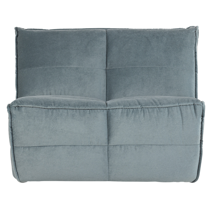 vtwonen Cluster 1-zits element - Velvet - Turquoise Blauw - 82x105x93