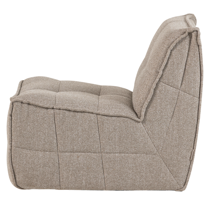 vtwonen Cluster 1-zits element - Bouclé - Khaki bruin - 82x105x93