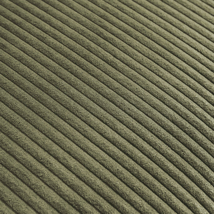 sweeek - 2|3-zits slaapbank eucalyptushout, metaal en corduroy