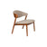 Dutchbone Babington Fauteuil Walnoot kleur - Bruin