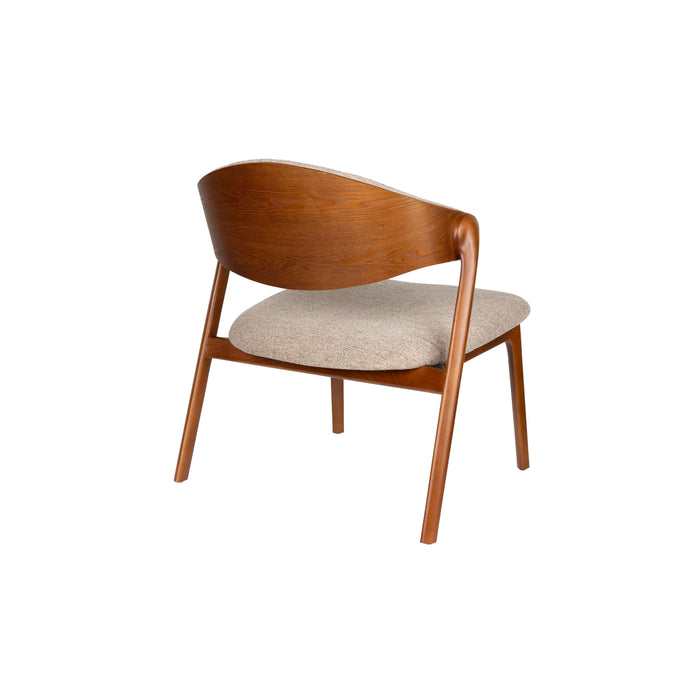 Dutchbone Babington Fauteuil Walnoot kleur - Bruin