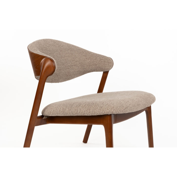 Dutchbone Babington Fauteuil Walnoot kleur - Bruin