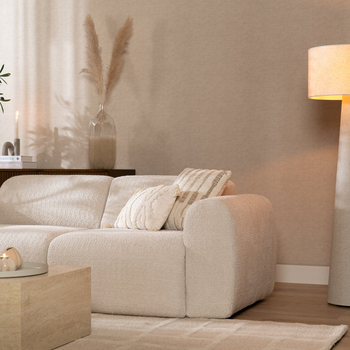 Bronx71 2,5-zits bank Maine bouclé stof off white