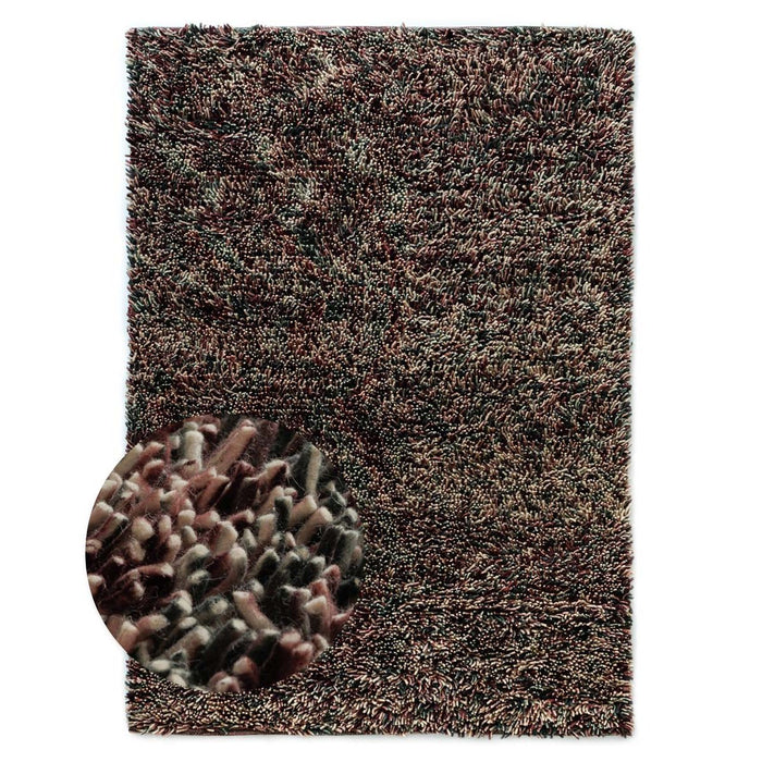 Nordic Weavers Hoogpolig vloerkleed wol - Aurelia paars - 240x340 cm