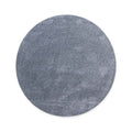 Tapeso Wasbaar vloerkleed rond - Fresh poederblauw - 80 cm