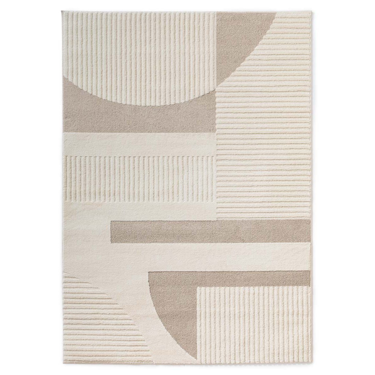 Nordic Weavers Japandi vloerkleed - Ridge Sora crème|beige - 200x300