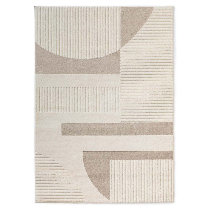 Nordic Weavers Japandi vloerkleed - Ridge Sora crème|beige - 200x300