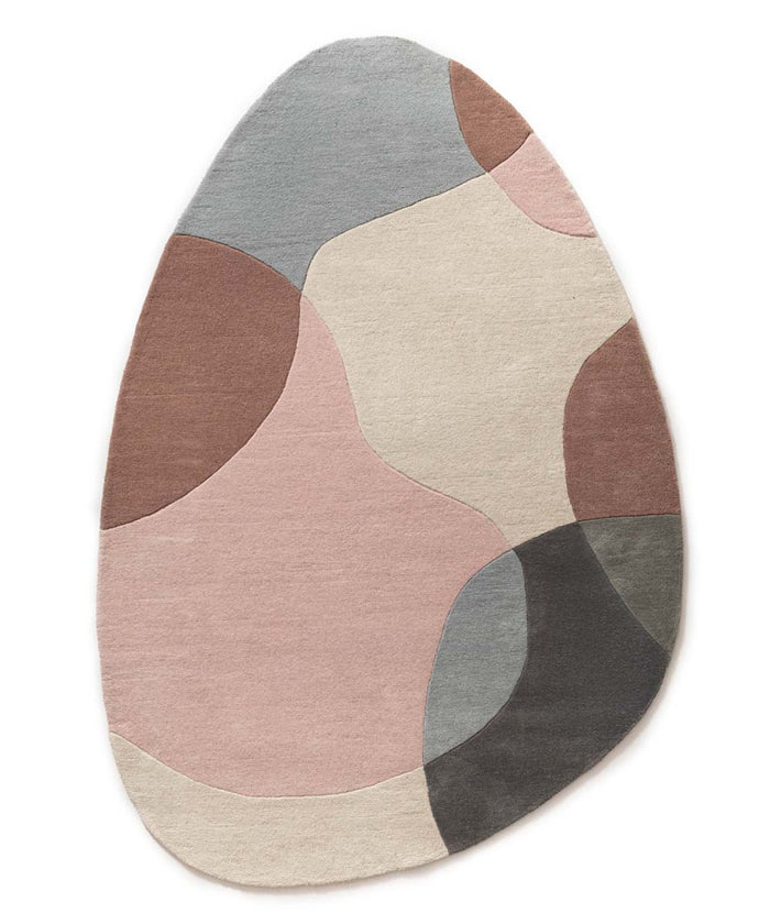 Nordic Weavers Organisch wollen vloerkleed - Dune abrikoos - 240x340