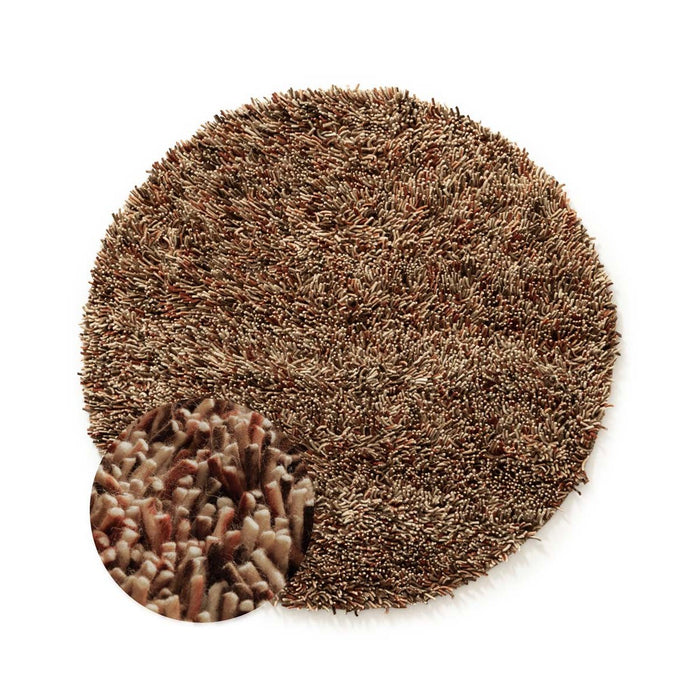 Nordic Weavers Rond wollen vloerkleed - Aurelia terracotta - 200 cm