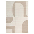 Nordic Weavers Japandi vloerkleed - Ridge Nevi crème|beige - 80x150 cm