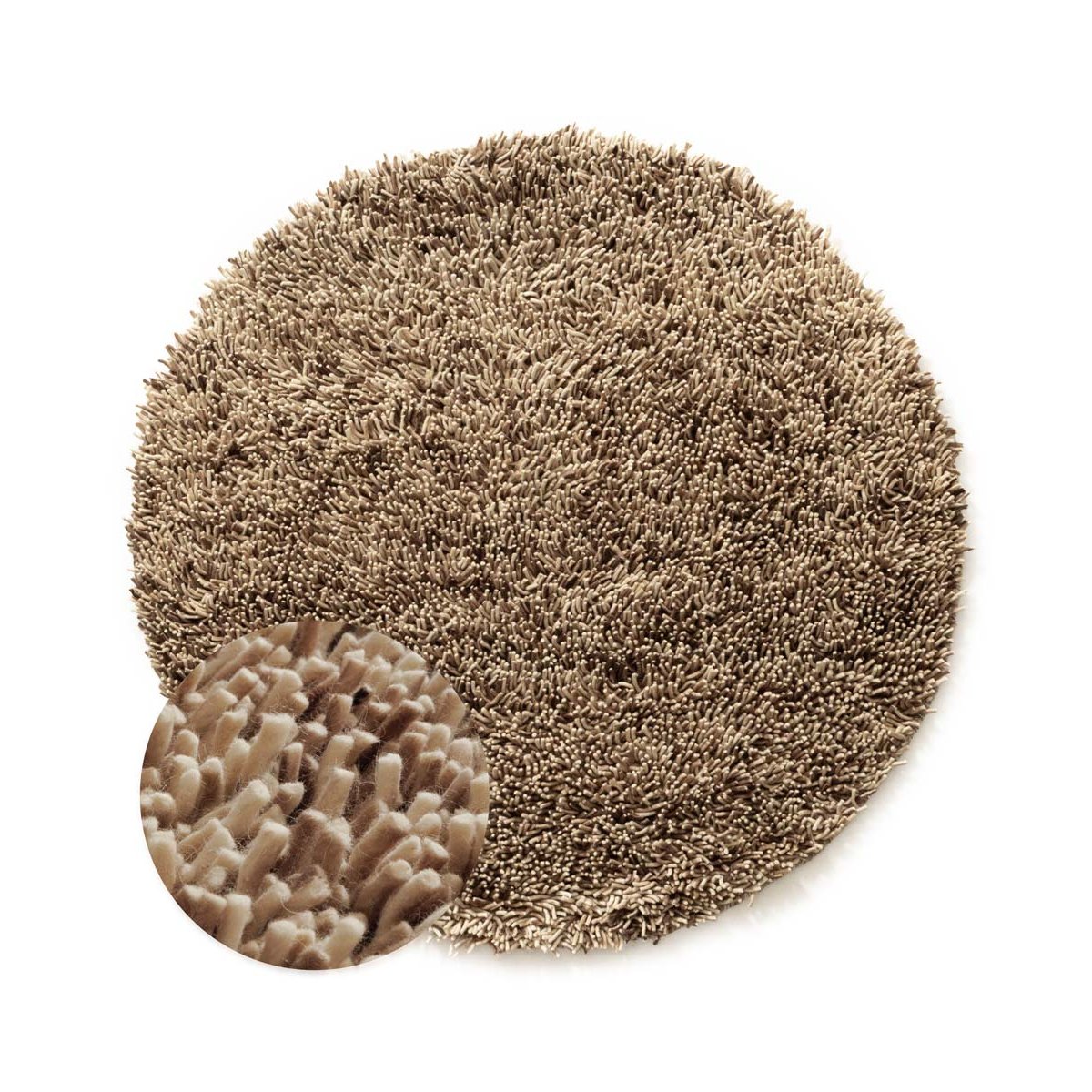 Nordic Weavers Rond wollen vloerkleed - Aurelia ivoor|beige - 250 cm