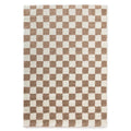 Boho&me Checkerboard vloerkleed - Check ivoor|beige - 240x340 cm