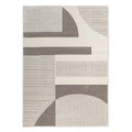 Nordic Weavers Japandi vloerkleed - Ridge Sora crème|grijs - 120x170