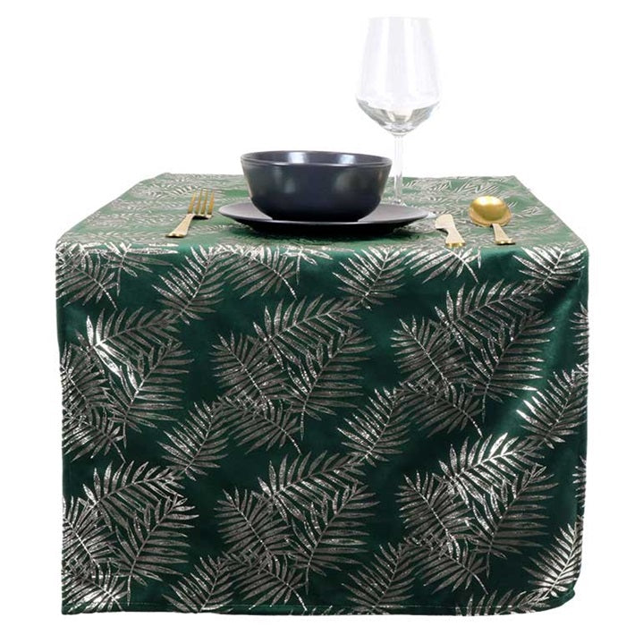 Unique Living | Tafelloper Sid 45x150cm dark green