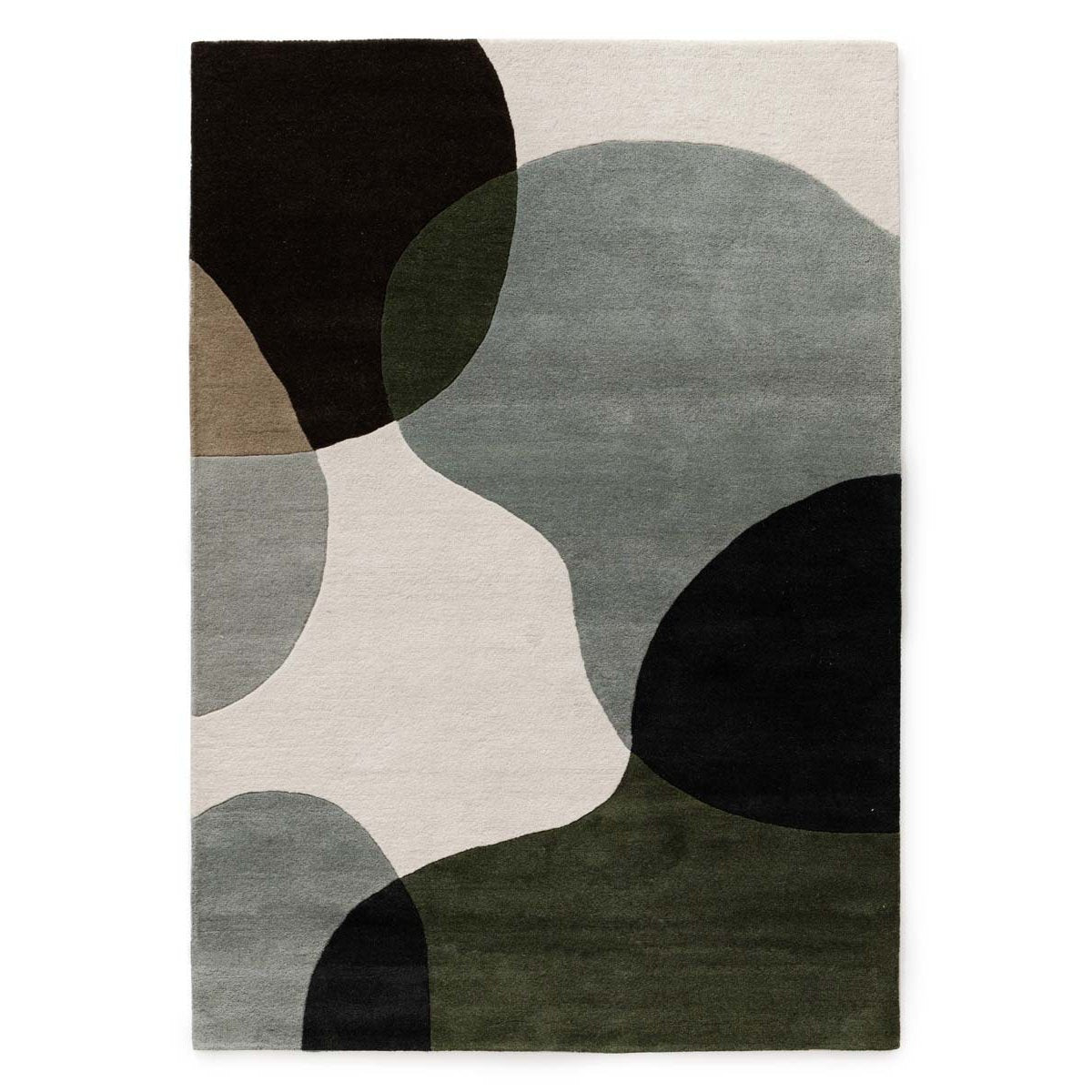 Nordic Weavers Wollen vloerkleed - Dune groen - 120x170 cm