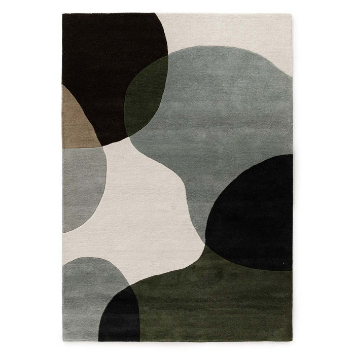 Nordic Weavers Wollen vloerkleed - Dune groen - 120x170 cm