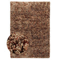 Nordic Weavers Hoogpolig vloerkleed wol - Aurelia terracotta - 120x170